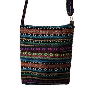 Boho Hippie Woven Crossbody Bag Purse